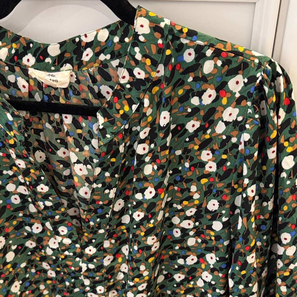 Entro Floral Green Dress - Picture 4 of 4